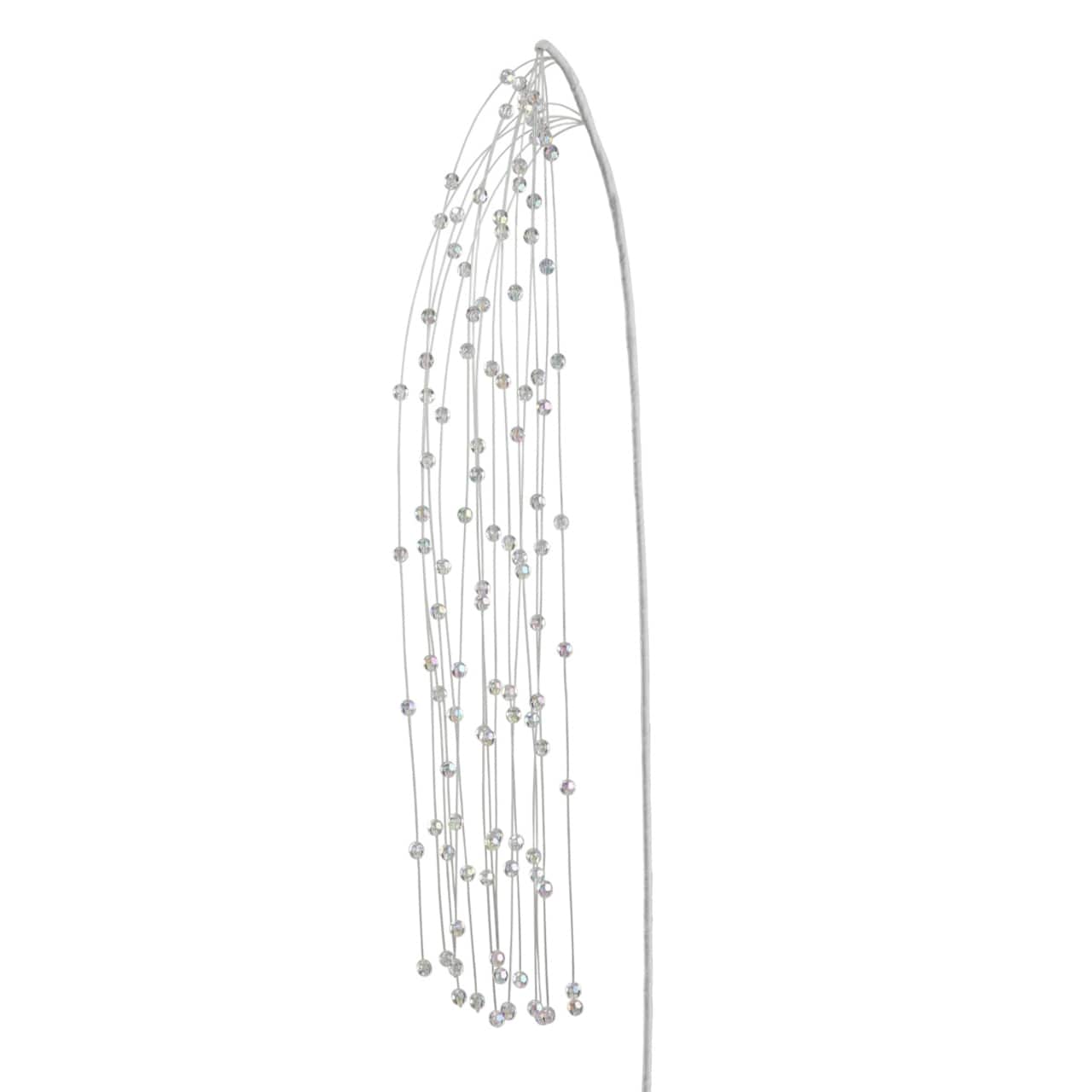 12 Pack: Classic Traditions™ Iridescent Bead Dangle Stem by Ashland®
